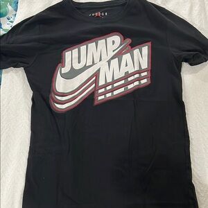 Jordan Black Short Sleeve Tee Retro Logo